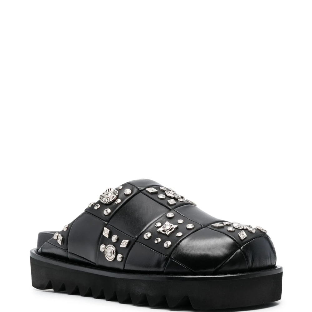 TOGA Pulla Black Studded Mules